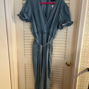 Lane Bryant Light Blue Denim Dress